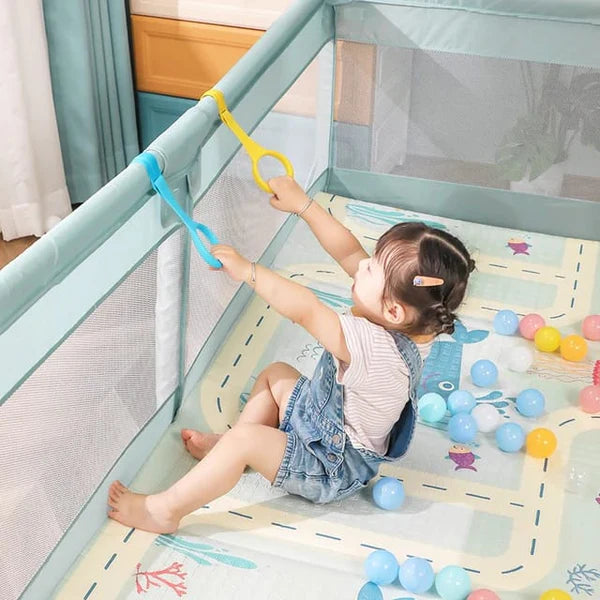 Corral De Pelotas Con Tapete 2.00x1.80x60