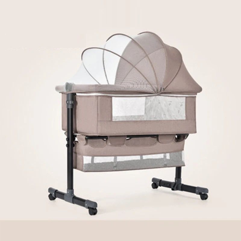 Cuna Colecho Para Bebe Con Mosquitero Mecedora Y Organizador