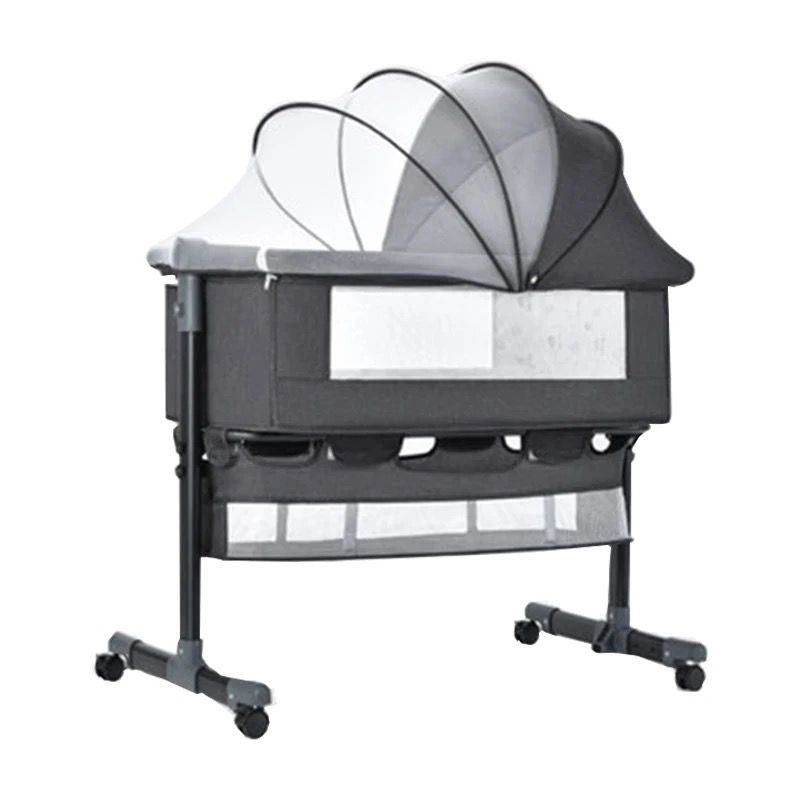 Cuna Colecho Para Bebe Con Mosquitero Mecedora Y Organizador