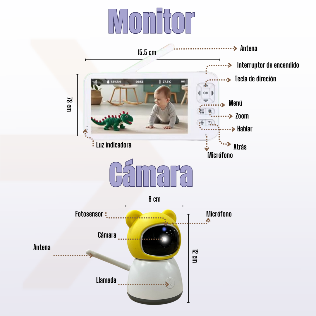Monitor Para Bebé Audio Bebé
