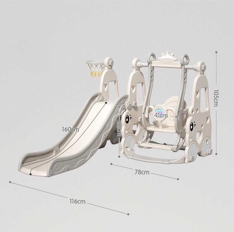 Zona De Juegos Infantil 4 en 1 Con Piscina De Pelotas Ref CLMP-1