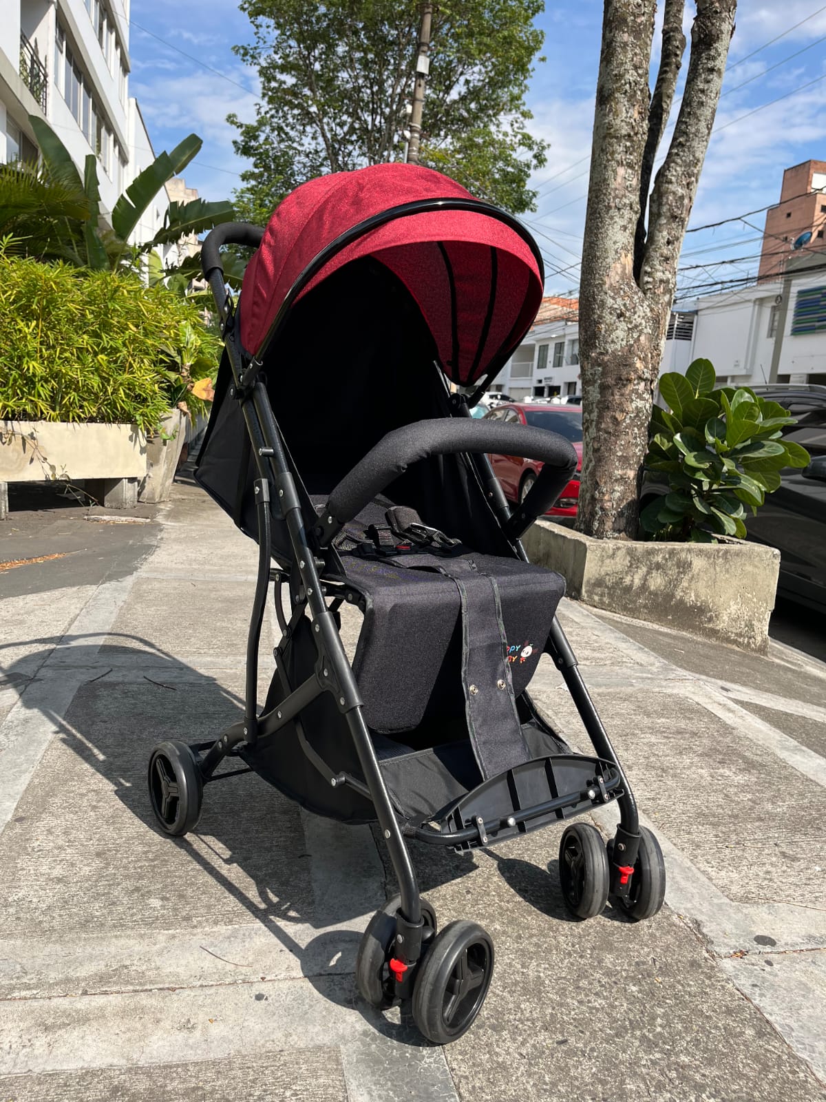 Coche Paseador Para Bebé Tipo Maleta Happy Baby