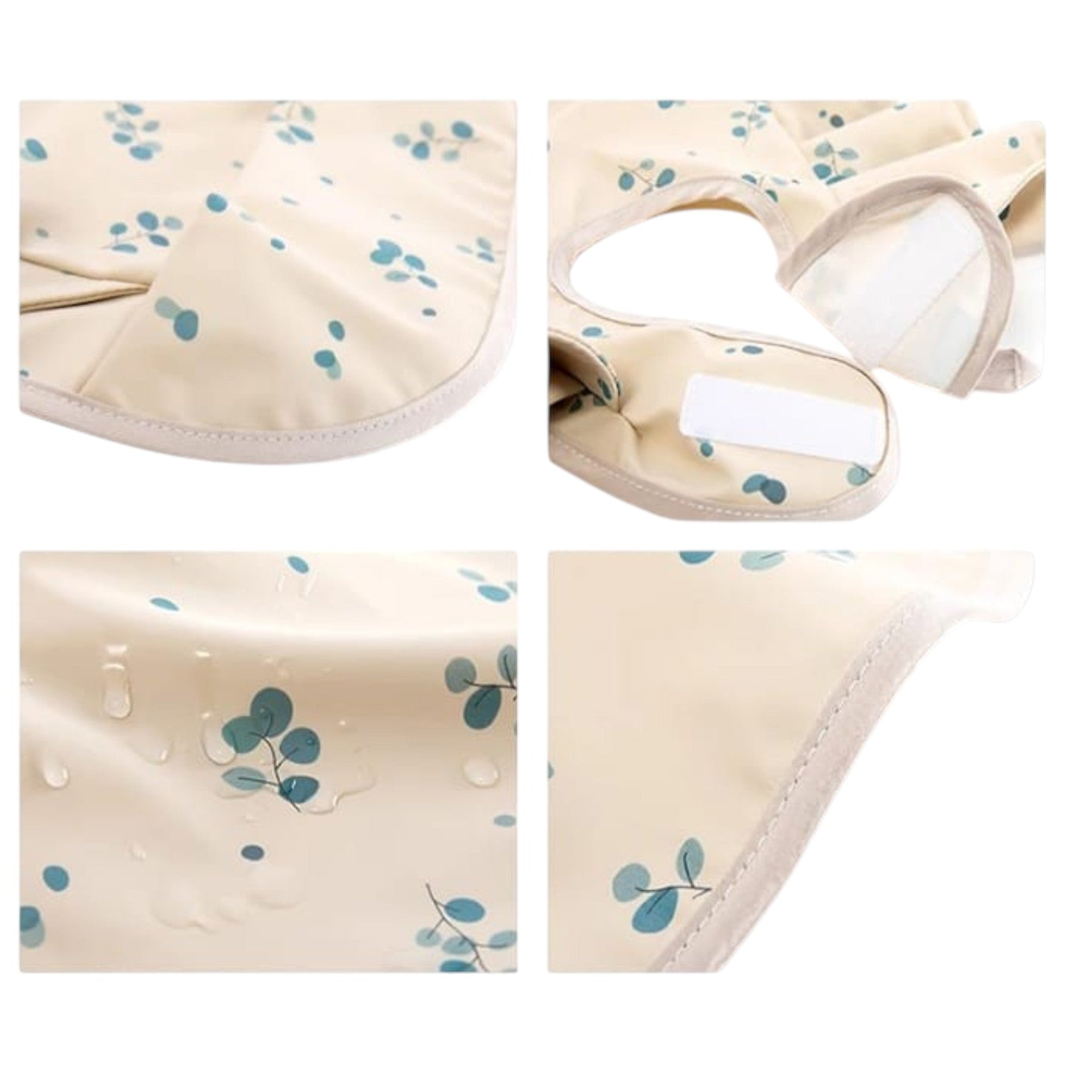 Babero Delantal Para Bebé Impermeable Manga Corta