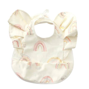 Babero Delantal Para Bebé Impermeable Manga Corta