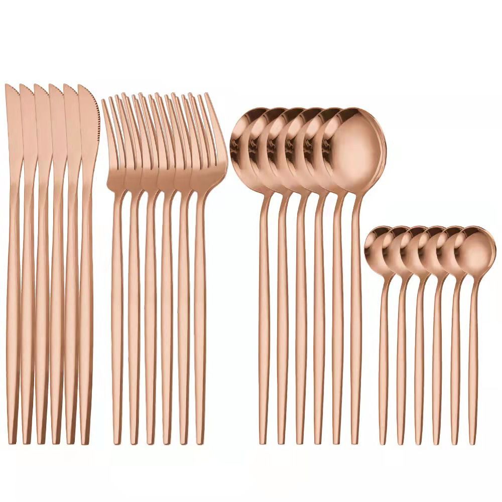 Set cubiertos acero inoxidable, Bolsa sencilla