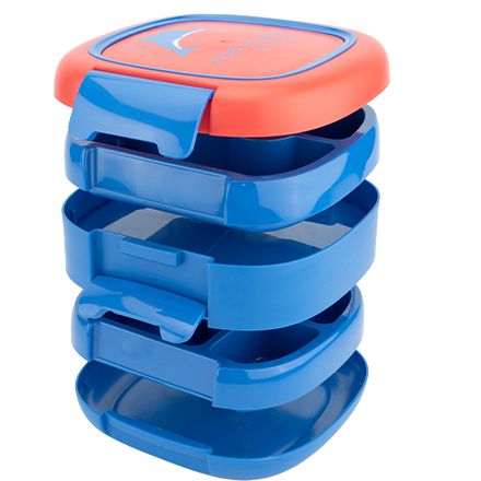 Lonchera Bento Con Compartimientos Fiambrera Niños Y Adultos