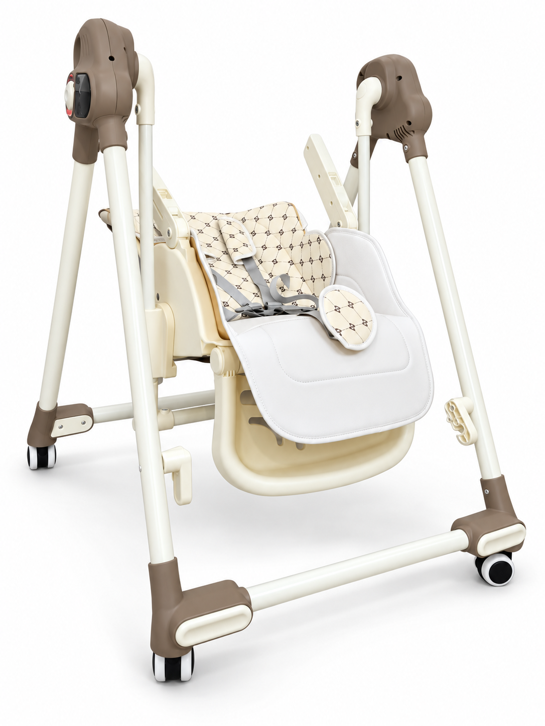 Silla comedor plegable y mecedora eléctrica para bebé
