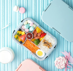 Lonchera hermética 4 compartimientos Antiderrame