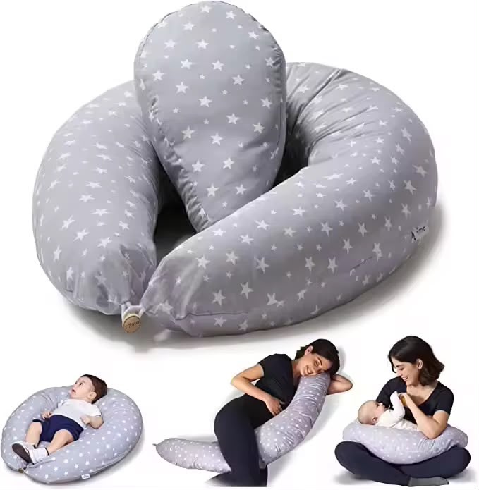 Almohada de Lactancia 2 en 1 – Máxima comodidad para mamá y bebé