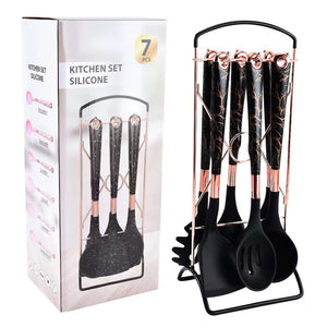 Set de Utensilios de Cocina en Silicona