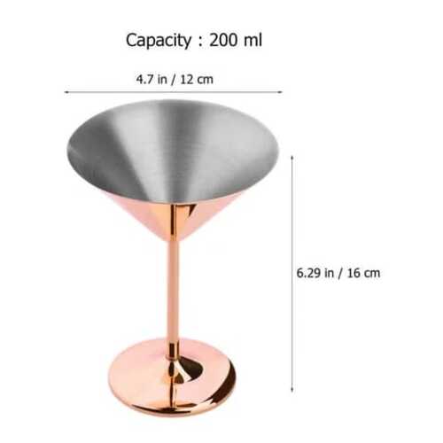 Copa Martini Acero Inoxidable
