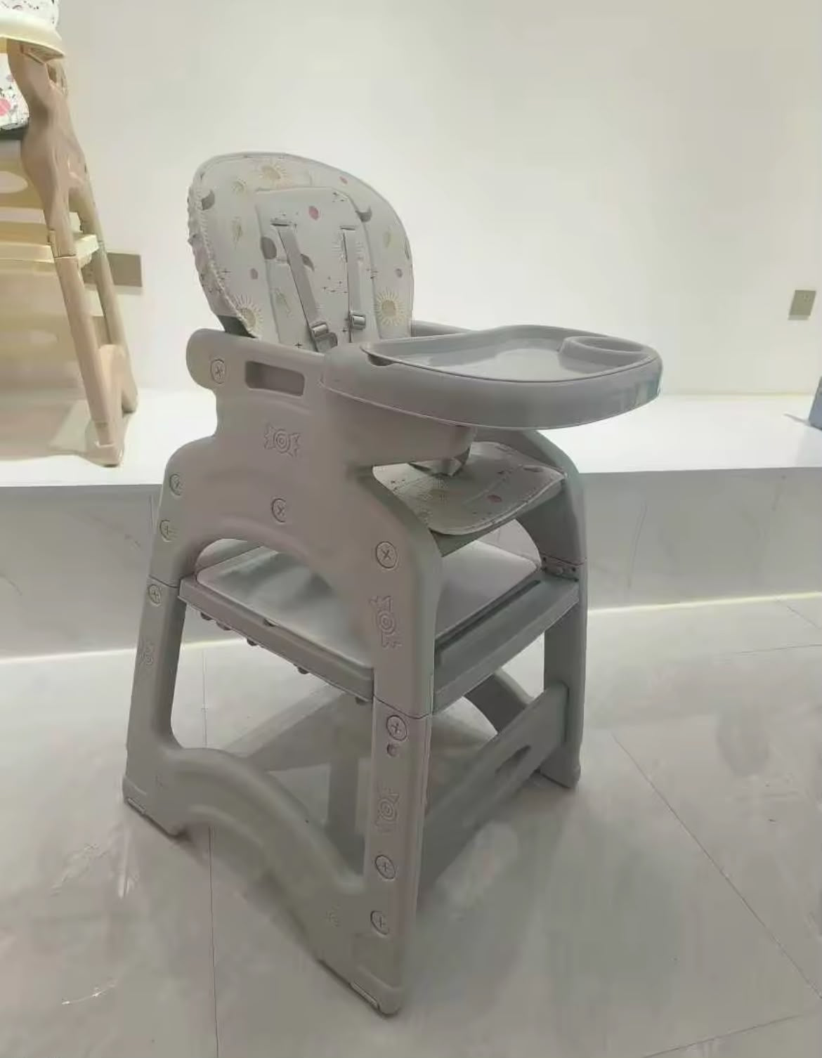 Silla de Comer Infantil 3 en 1 Multifuncional