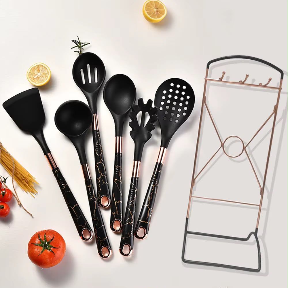 Set de Utensilios de Cocina en Silicona