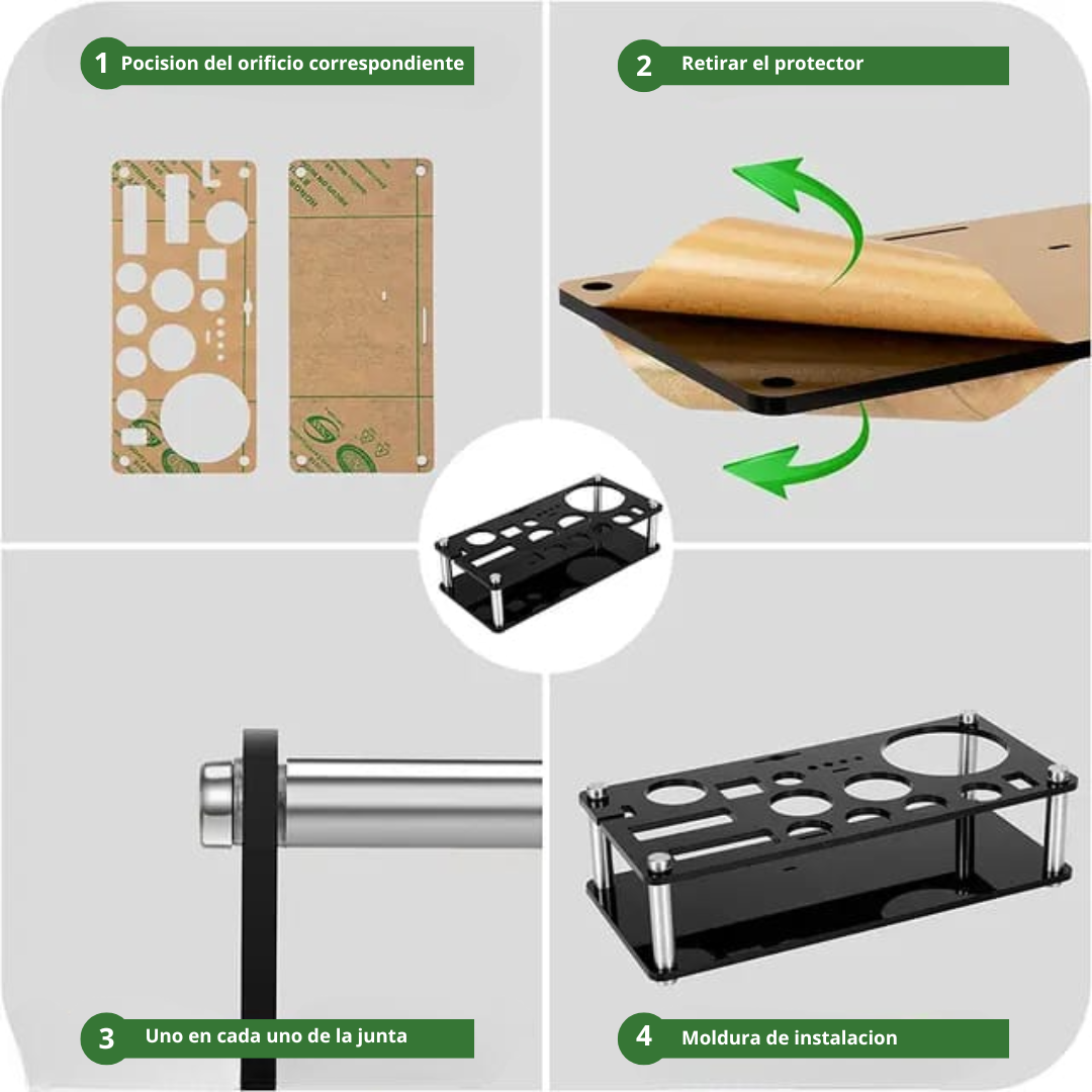 Kit de Coctelería de lujo 24 piezas (Base Acrílica)