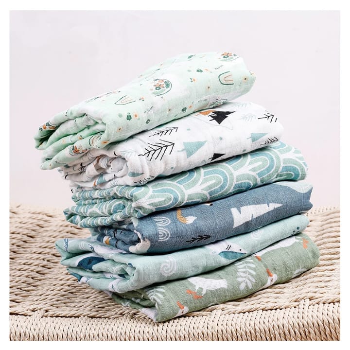 Manta Muselina De Algodón Para Bebés 120cm X 110cm