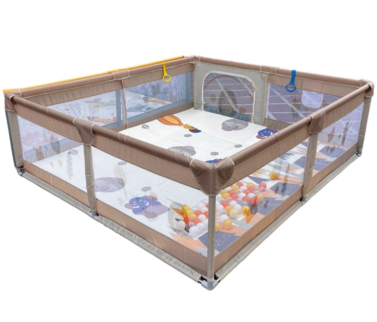 Corral De Pelotas Con Tapete 2.00x1.80x60