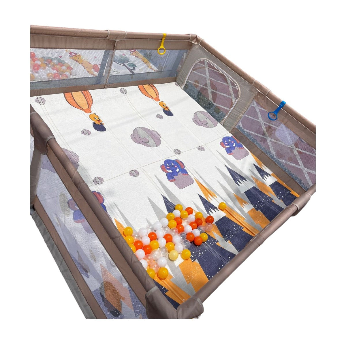 Corral De Pelotas Con Tapete 2.00x1.80x60