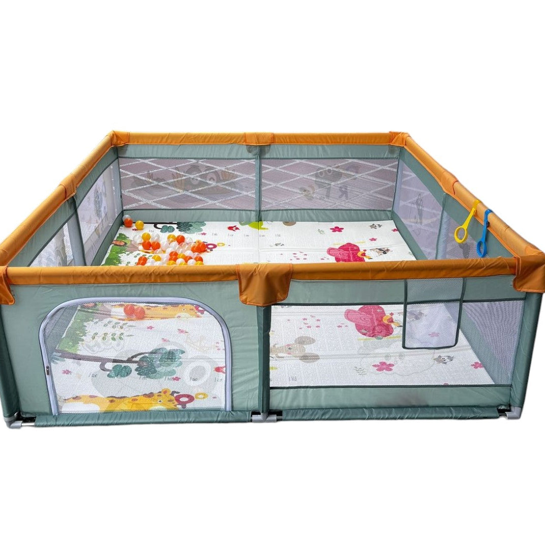 Corral De Pelotas Con Tapete 2.00x1.80x60