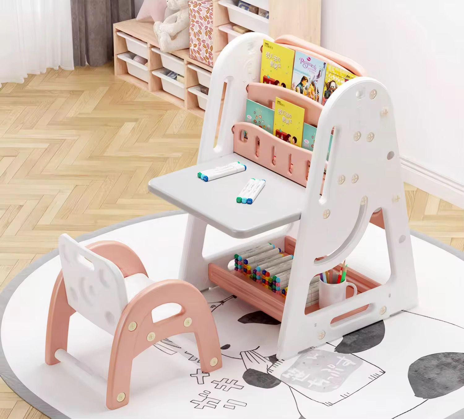 Mesa Escritorio Infantil 3 en 1 Multifuncional