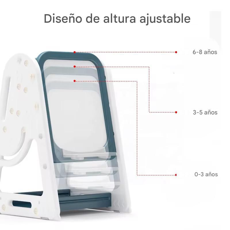 Mesa Escritorio Infantil 3 en 1 Multifuncional