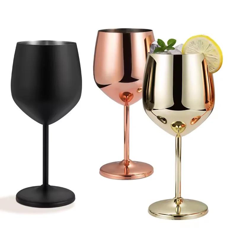 Copa Vino Acero Inoxidable Cocteleria