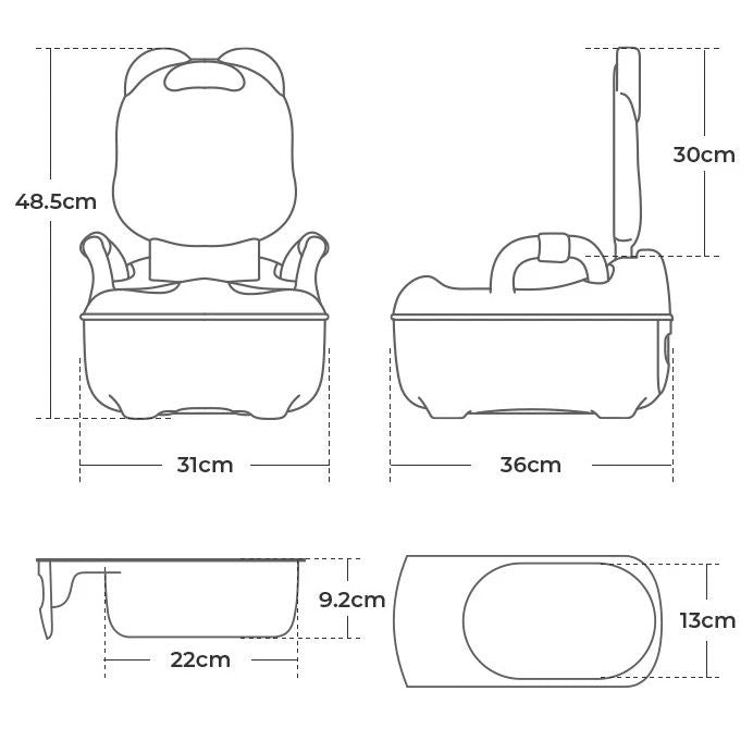 Inodoro Vasenilla Para Bebes Portatil