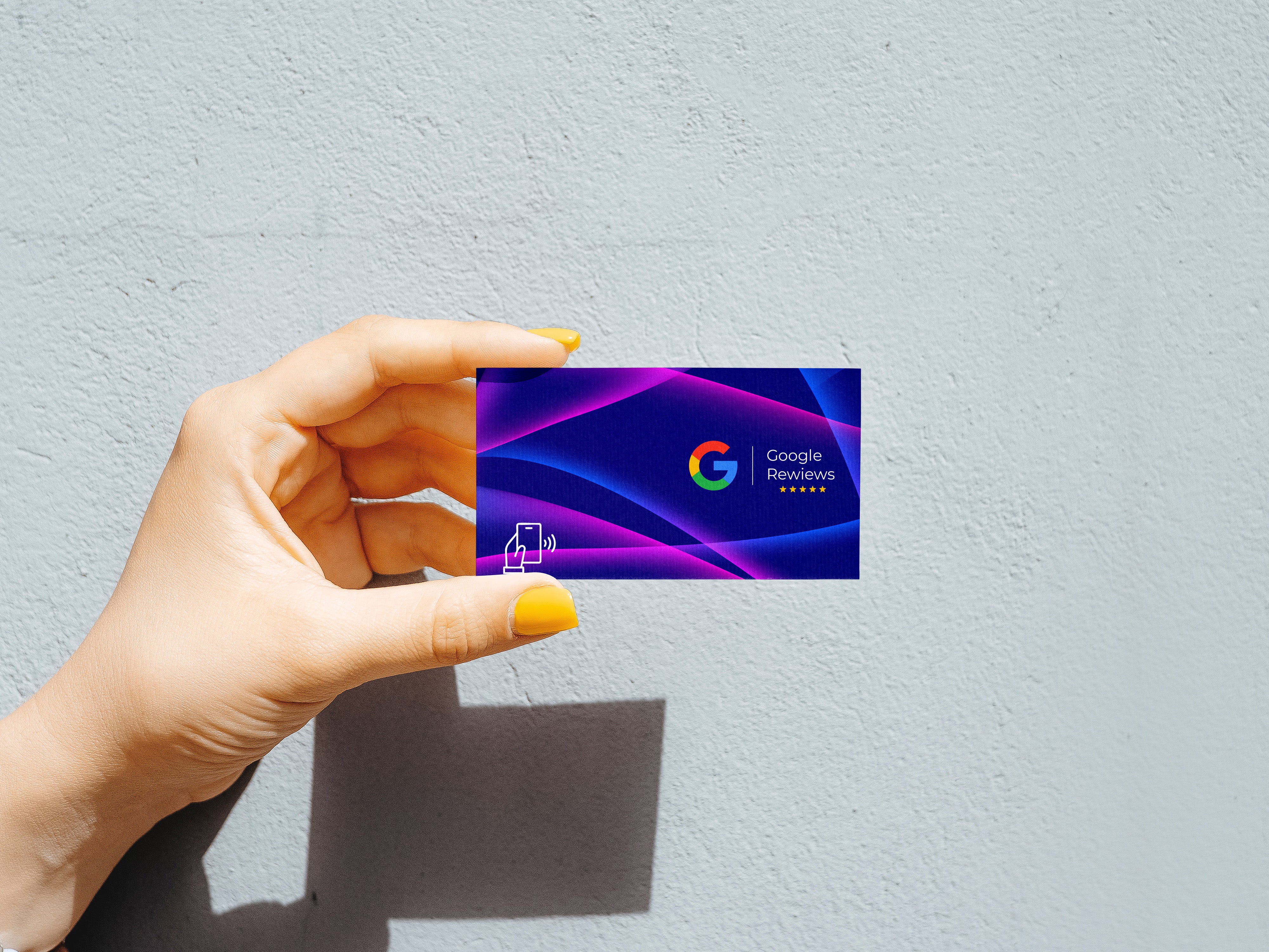 Klick Card - Tarjeta NFC de contacto para aumentar reseñas y seguidores