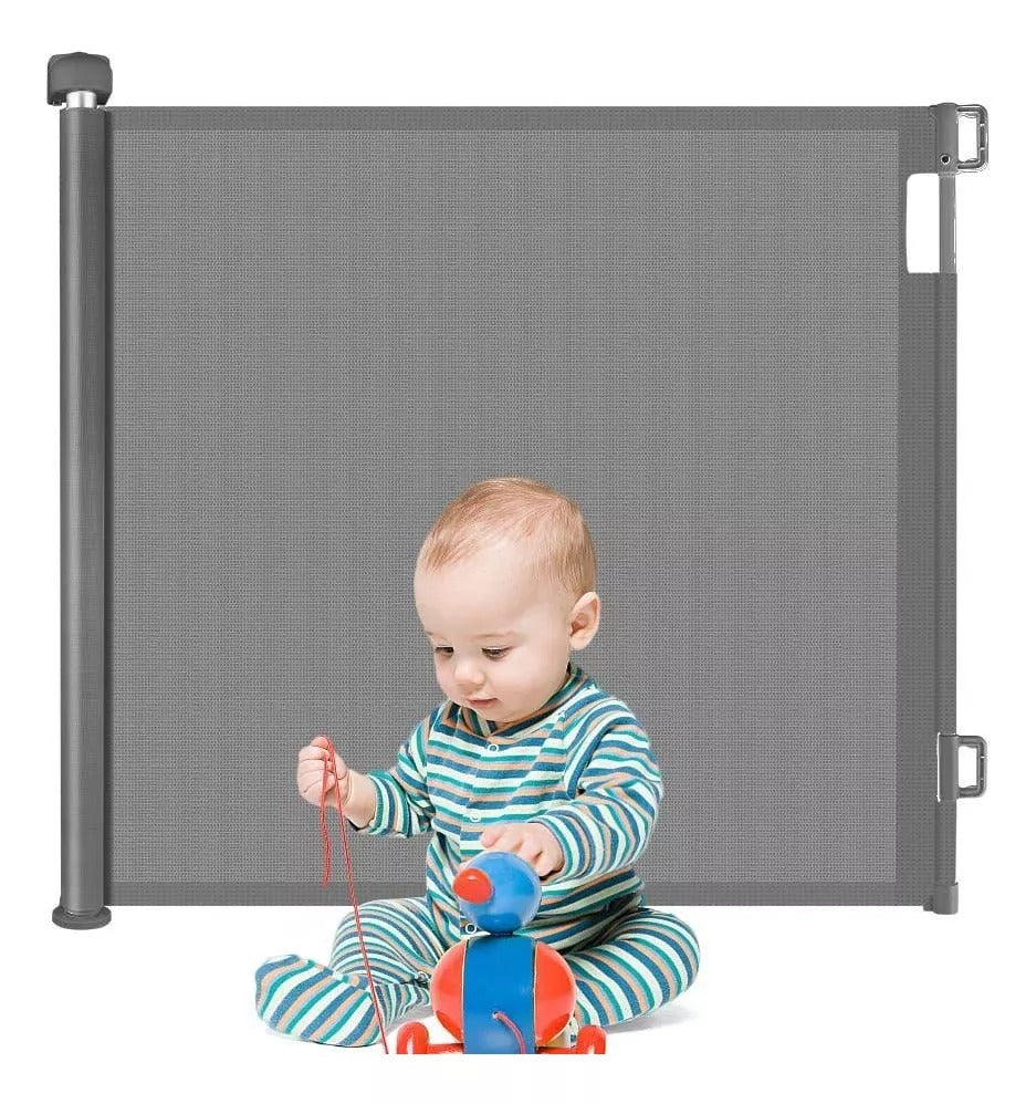 Puerta Retráctil - Puerta De Seguridad Para Bebes Y Mascotas