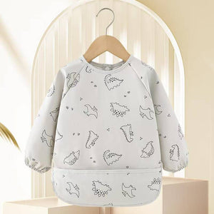 Babero Delantal Manga Larga, Impermeable Infantil