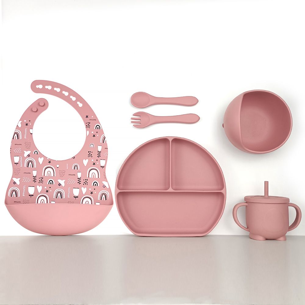 Set Vajilla Silicona Libre De BPA