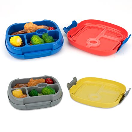 Lonchera Bento Con Compartimientos Fiambrera Niños Y Adultos