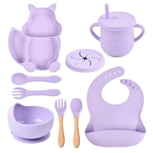 Set Vajilla Ardilla Y Molde Para Helados Silicona