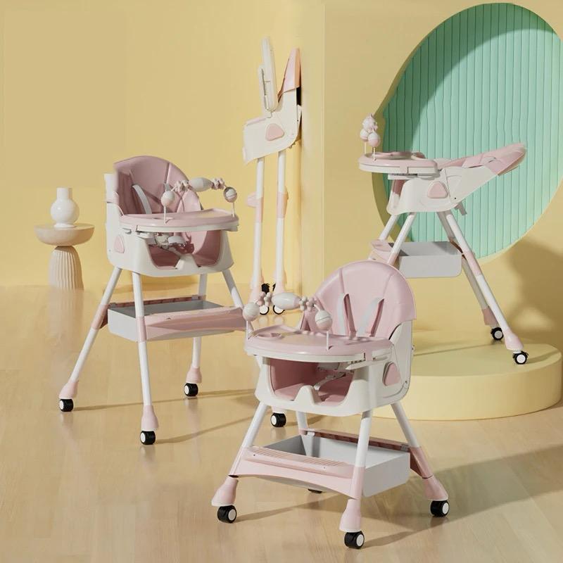 Silla Comedor 2 en 1 para Bebés Plegable