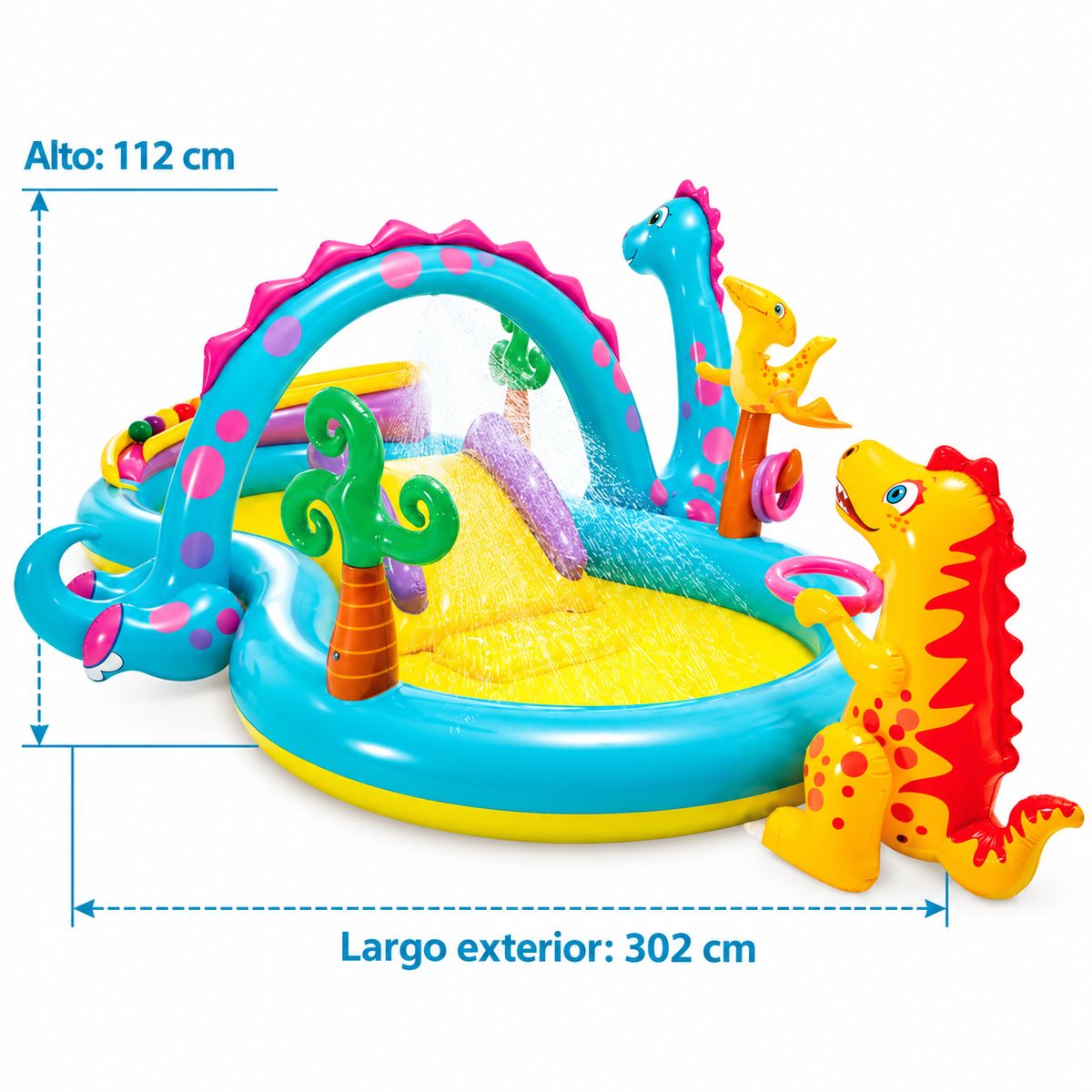 Piscina Inflable Ref IP02 - Dinosaurio