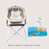 Bañera Para Bebé + Soporte Métalico + Accesorio