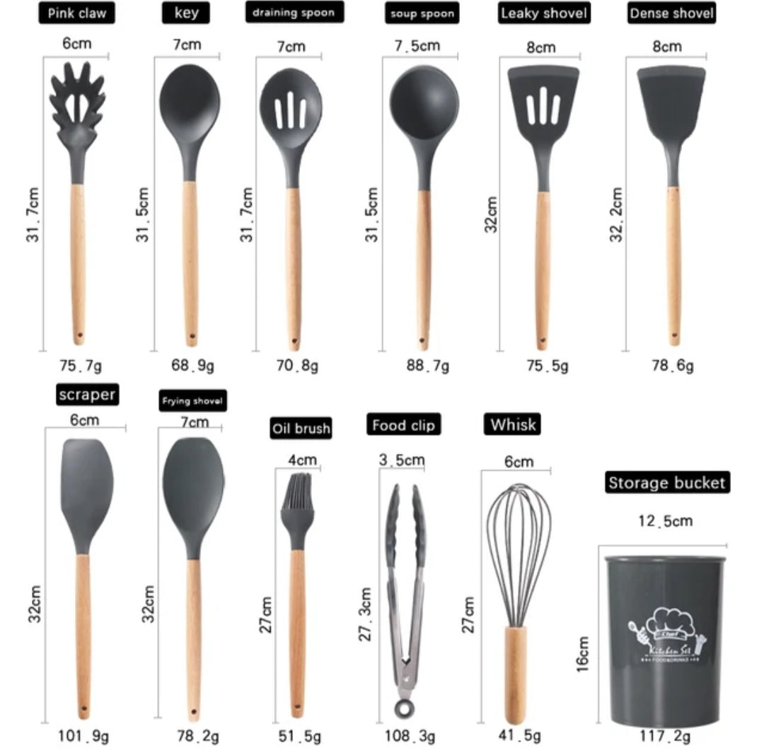 Set De Utensilios De 12 Piezas