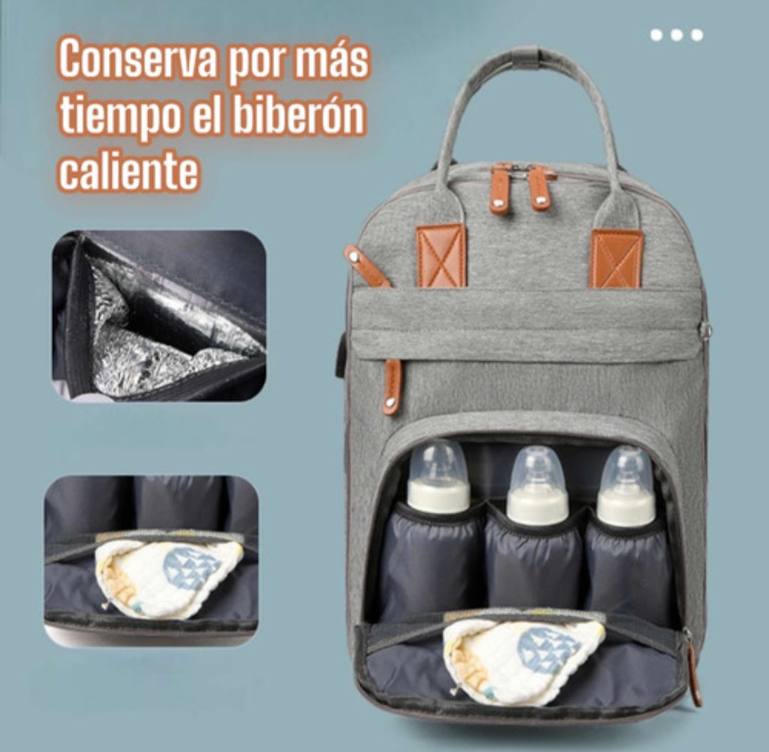 Pañalera Morral Con Cambiador Portatil (SIN MAK) REF-4