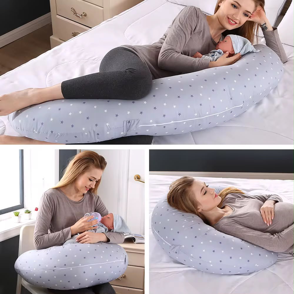 Almohada de Lactancia 2 en 1 – Máxima comodidad para mamá y bebé