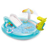 Piscina Inflable Infantil con Tobogán y Juegos de Agua