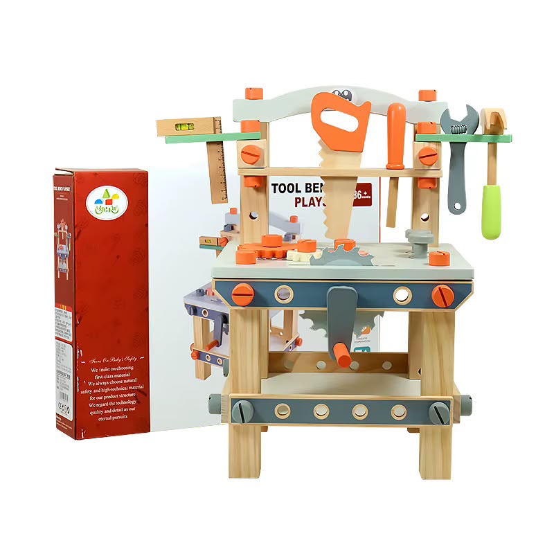Banco de Herramientas Infantil de Juguete – Pequeño Ingeniero