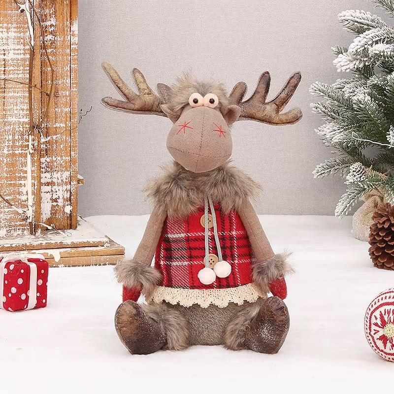 Reno De Peluche Navideño Genérico