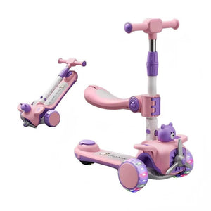 Scooter Monopatín Infantil Evolutivo 2 en 1 – Modelo Avión