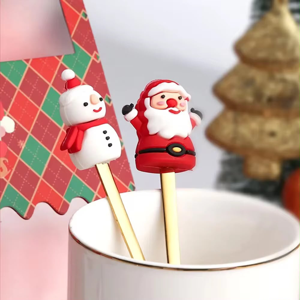 Set de Cubiertos Navideños 6 Piezas – Decoración para Mesa