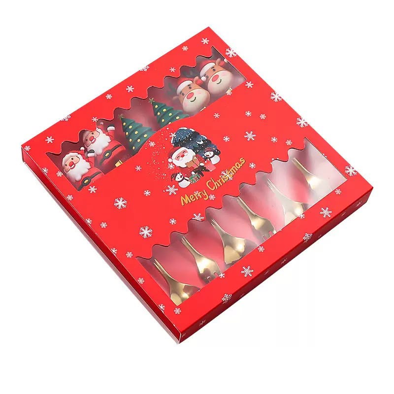 Set de Cubiertos Navideños 6 Piezas – Decoración para Mesa