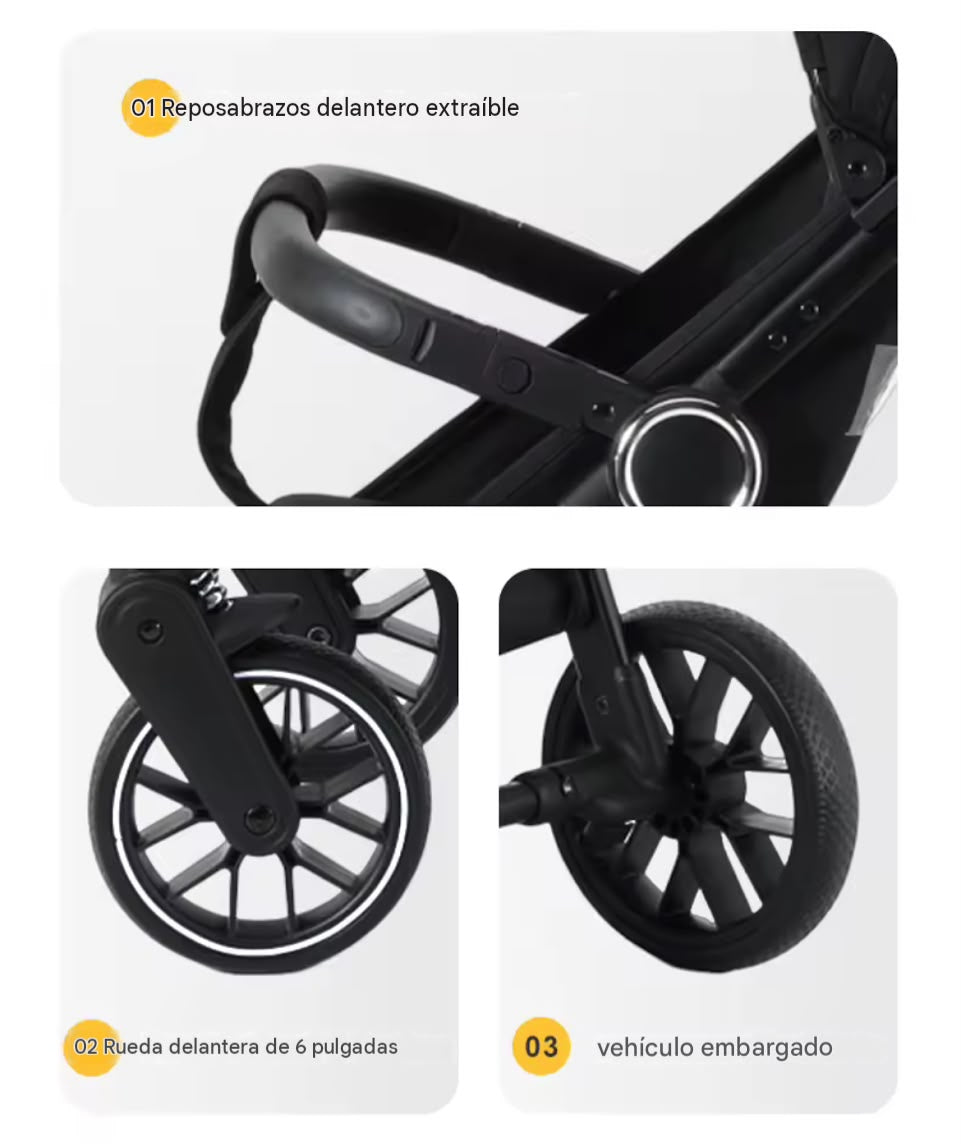 Coche Paseador Plegable Tipo Maleta - Kidilo