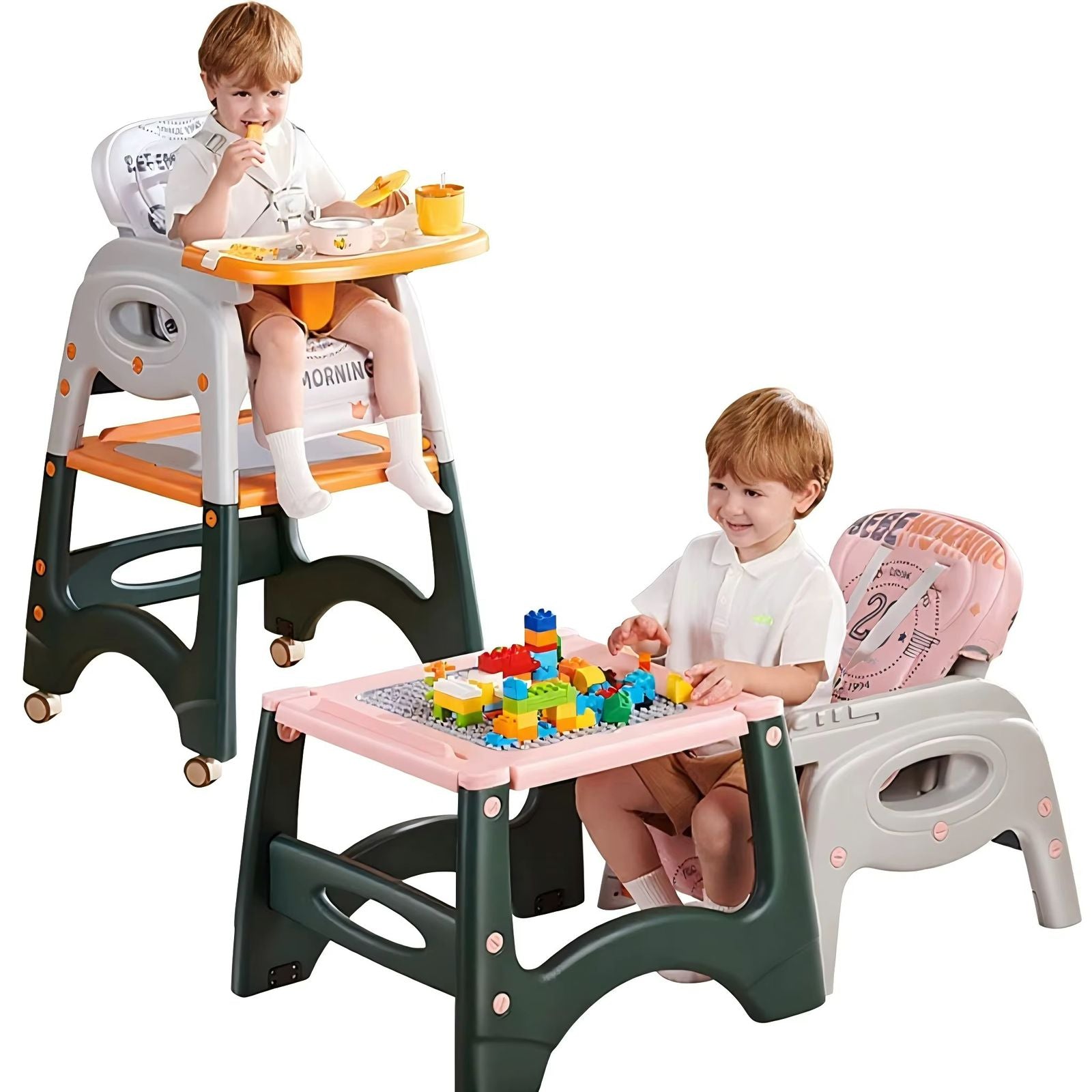 Silla de Comer Infantil 2 en 1 Multifuncional