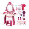 Tocador Infantil para Niñas con Espejo, Maquillaje y Accesorios
