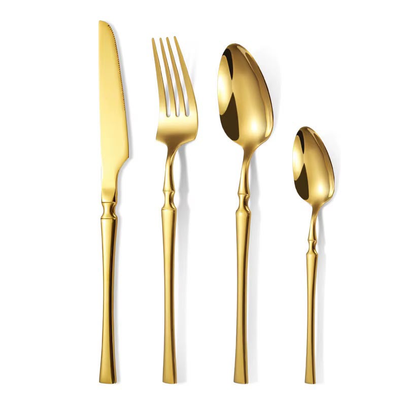 Set cubiertos acero inoxidable, caja sencilla