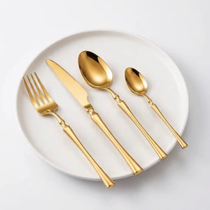 Set cubiertos acero inoxidable, caja sencilla