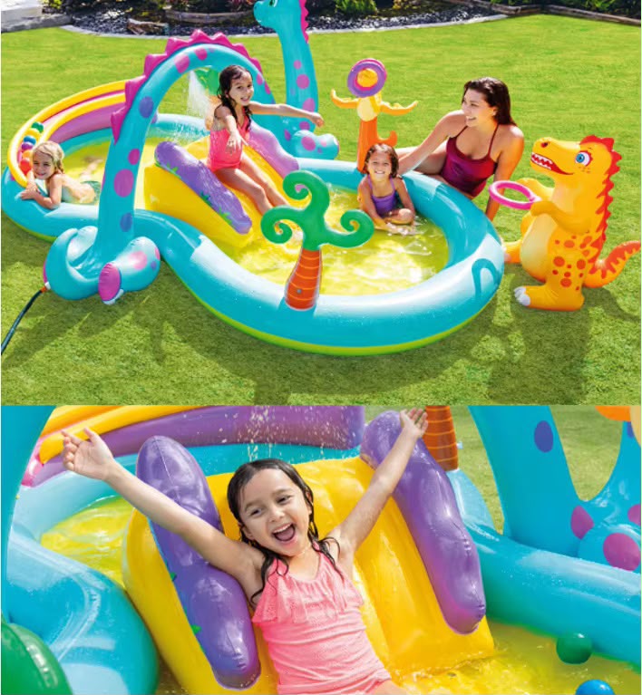 Piscina Inflable Ref IP02 - Dinosaurio